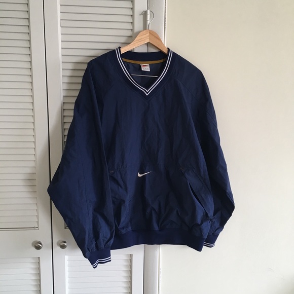 Nike Other - Navy blue vintage vtg Nike Windbreaker